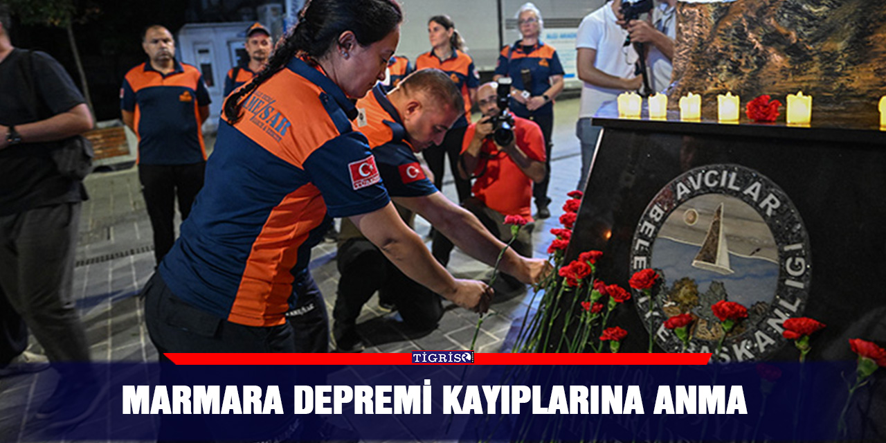 Marmara Depremi kayıplarına anma