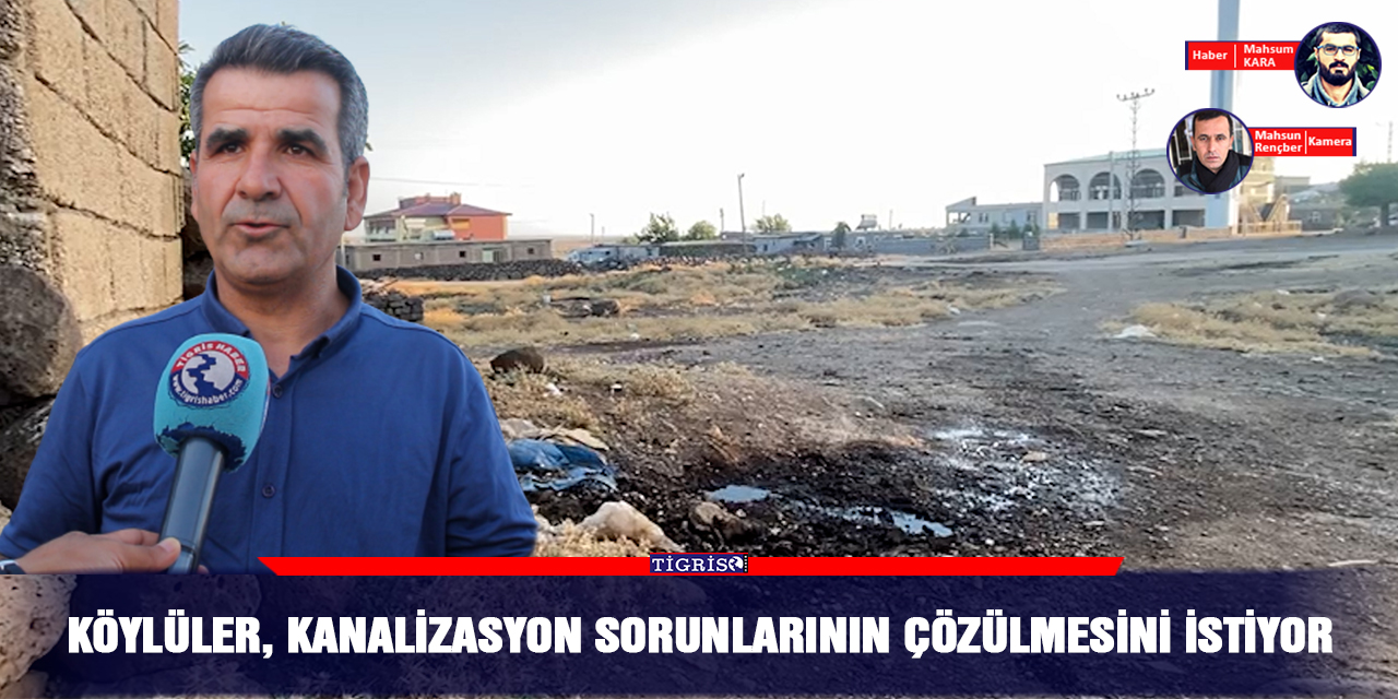 VİDEO - Köylüler, kanalizasyon sorunlarının çözülmesini istiyor