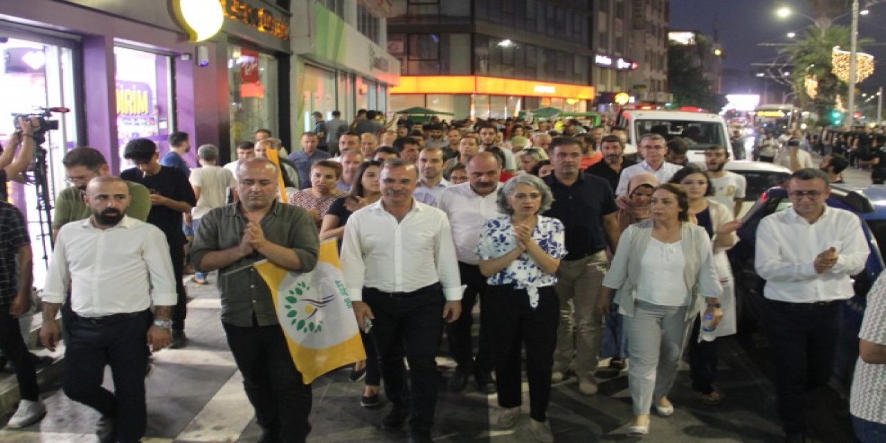 Urfa’da Ömer Öcalan’a destek eylemi
