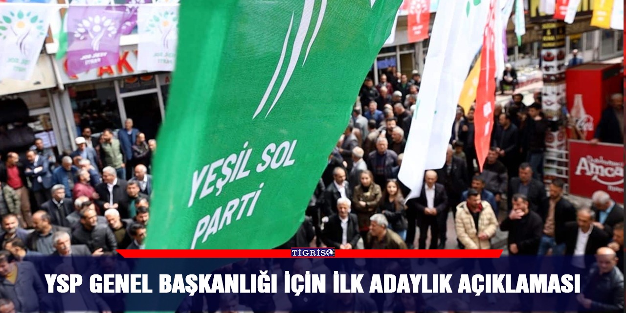 YSP Genel Başkanlığı için ilk adaylık açıklaması