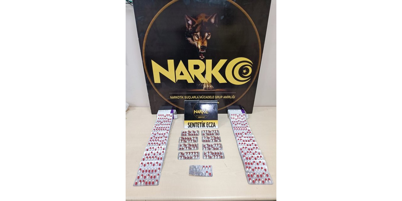 Mardin’de sentetik hap operasyonu