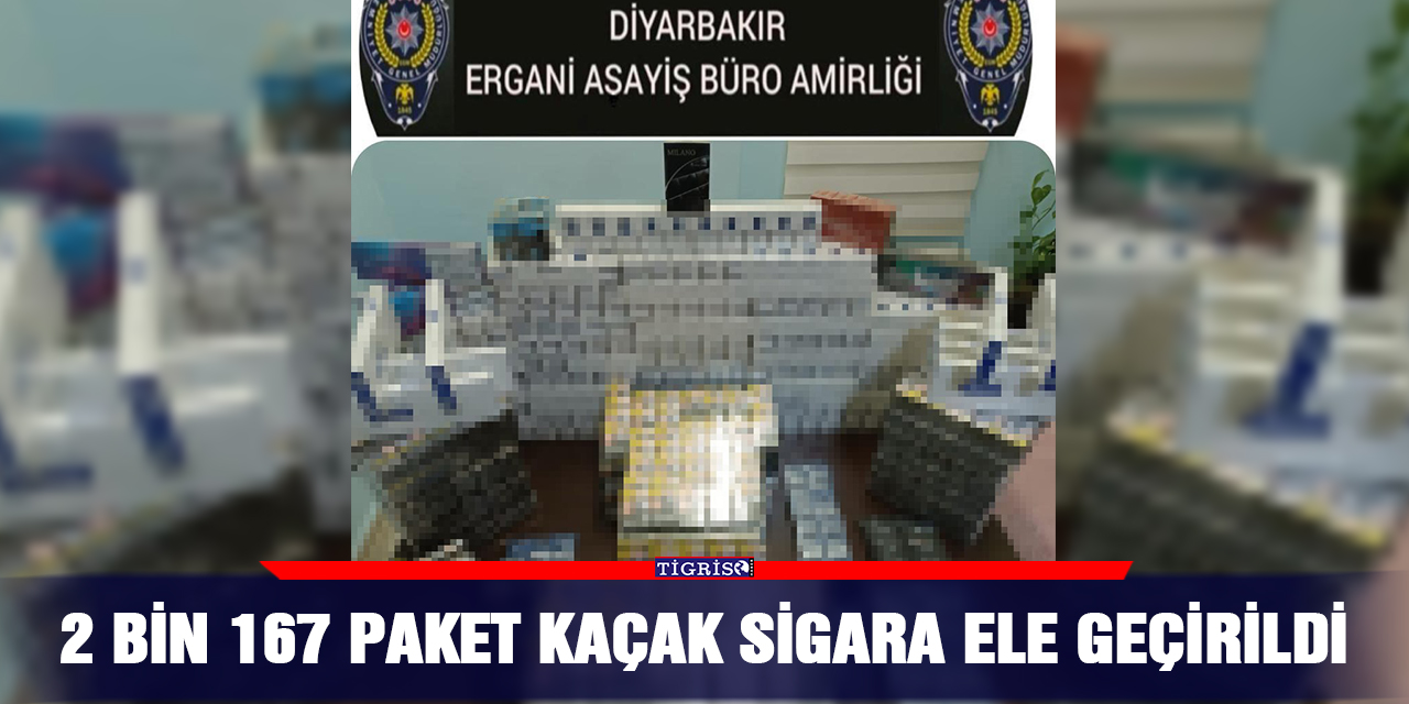 2 bin 167 paket kaçak sigara ele geçirildi