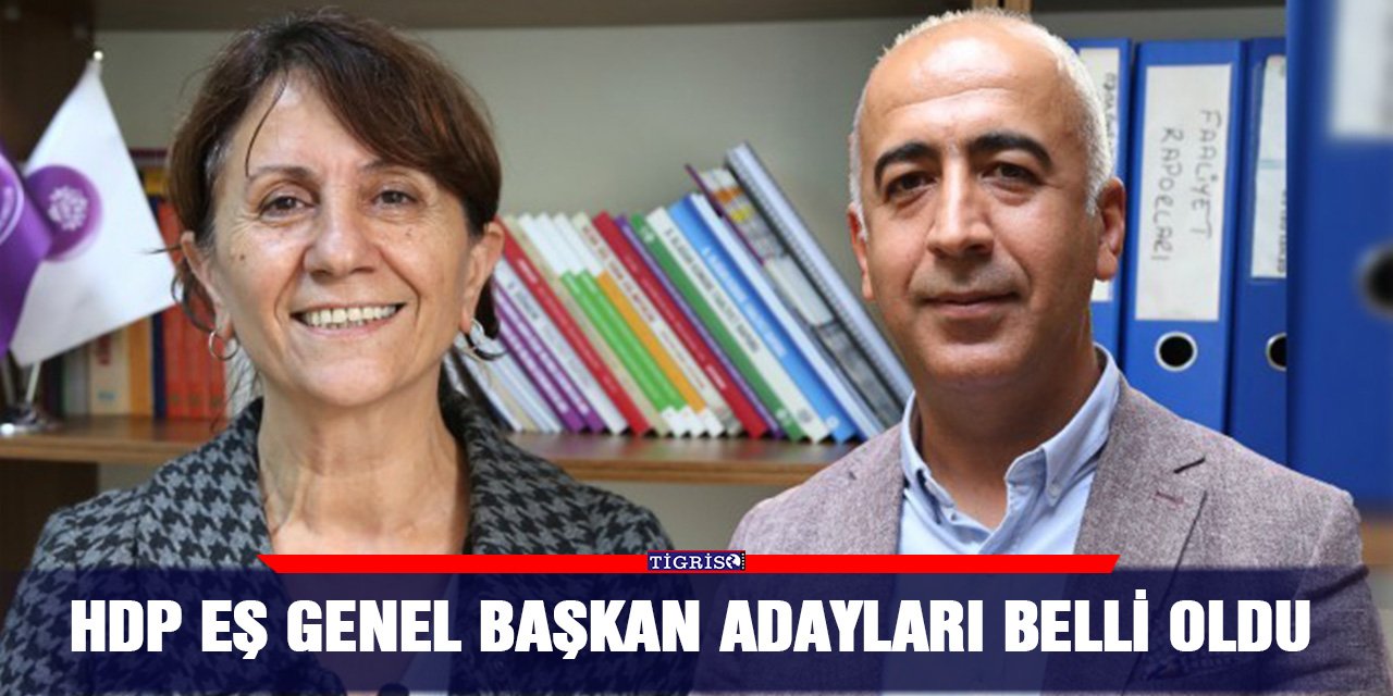 HDP Eş Genel Başkan adayları belli oldu