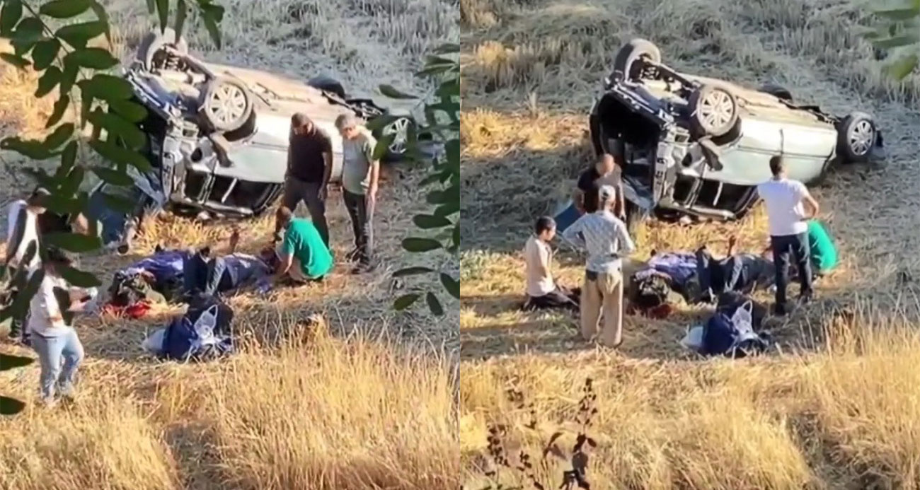 Adıyaman'da feci kaza: 1 ölü, 4 yaralı