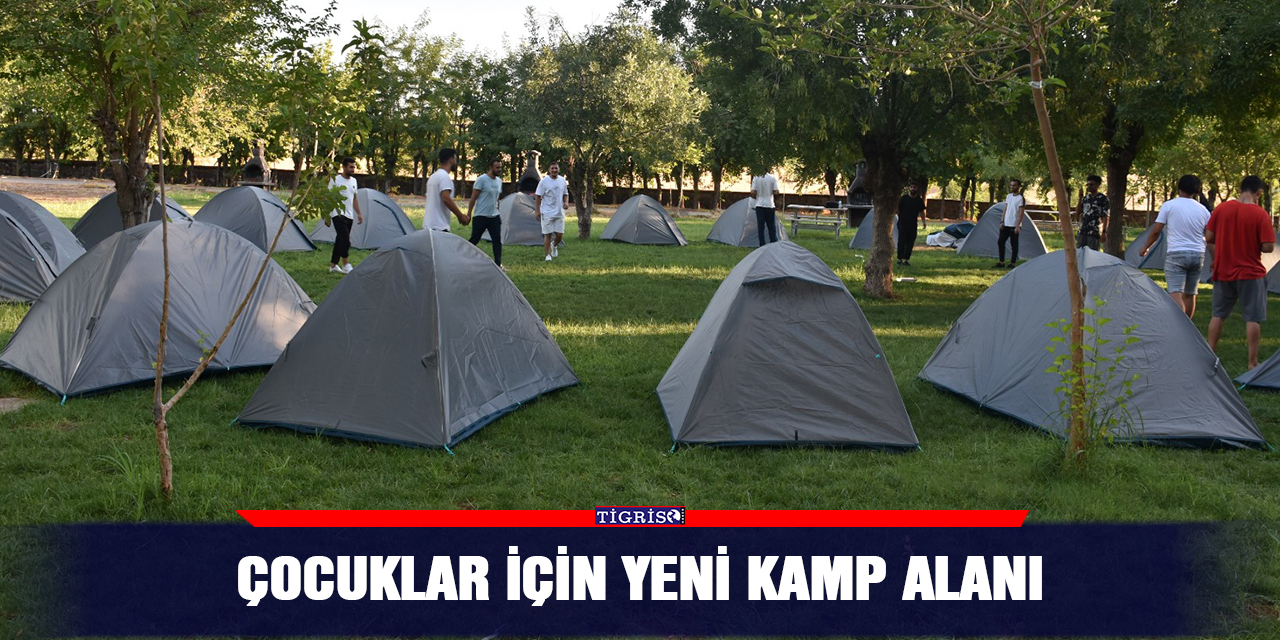 Çocuklar için yeni kamp alanı