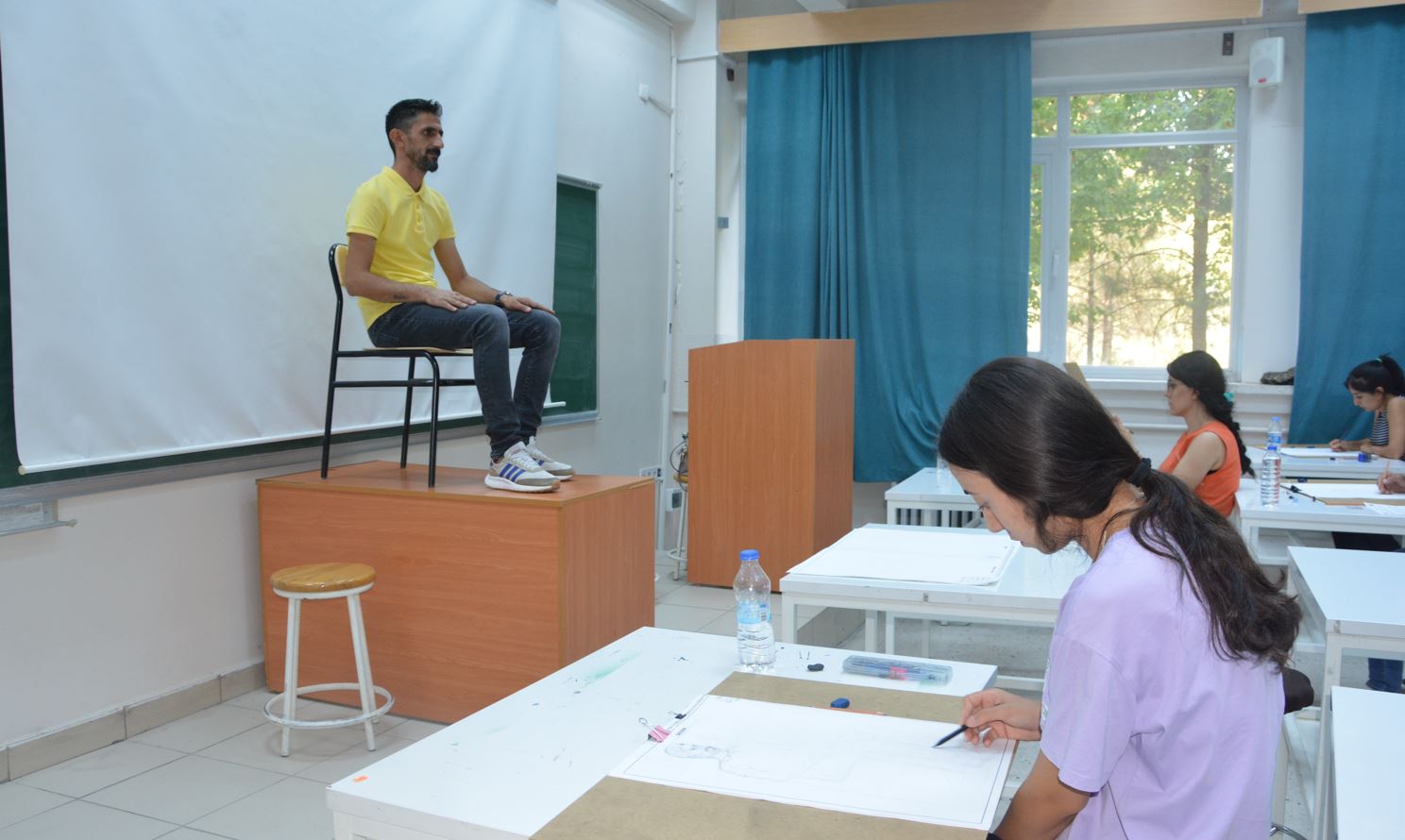 DÜ'de özel yetenek sınavları yapıldı