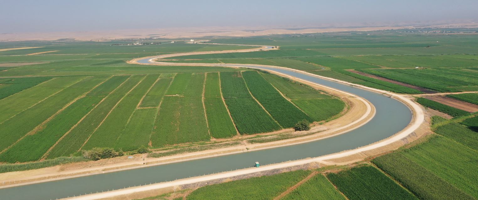 Tarım arazileri Fırat’ın suyuyla buluştu