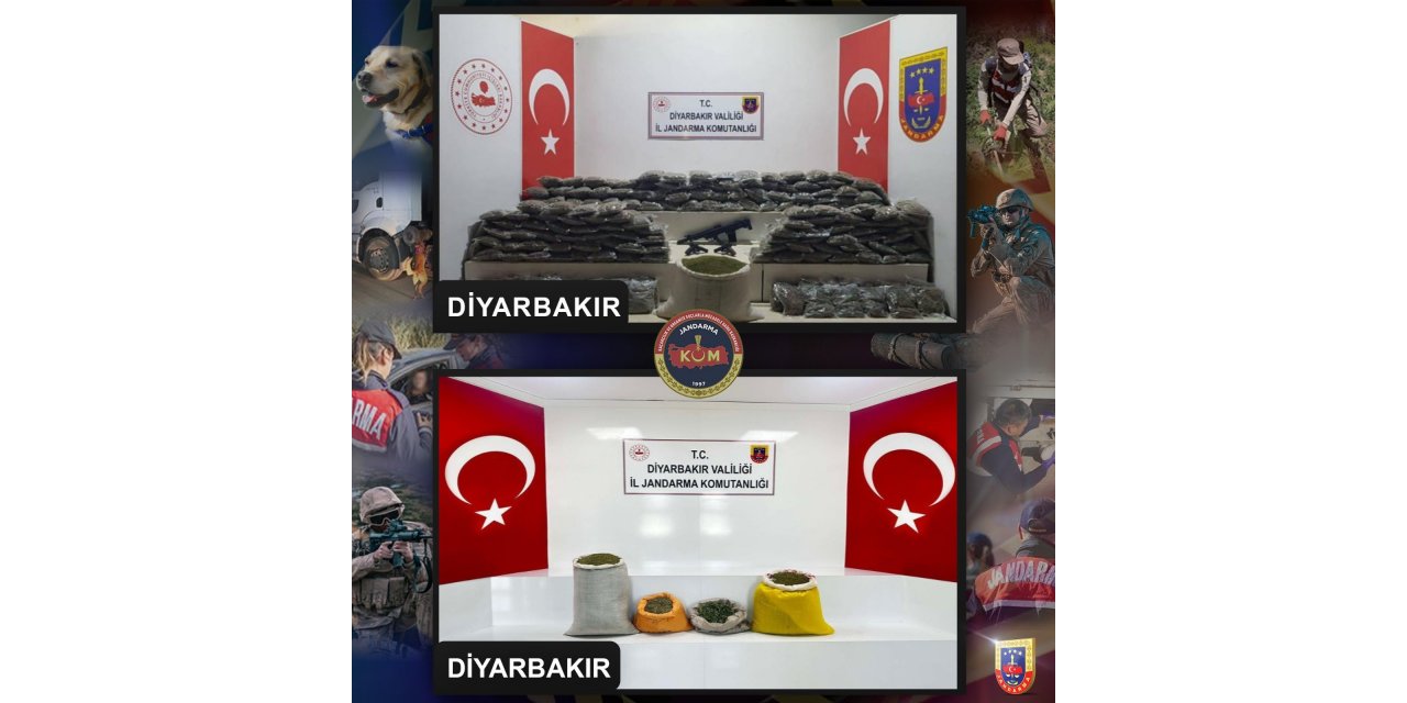 Diyarbakır’da 315 kilo uyuşturucu ele geçirildi