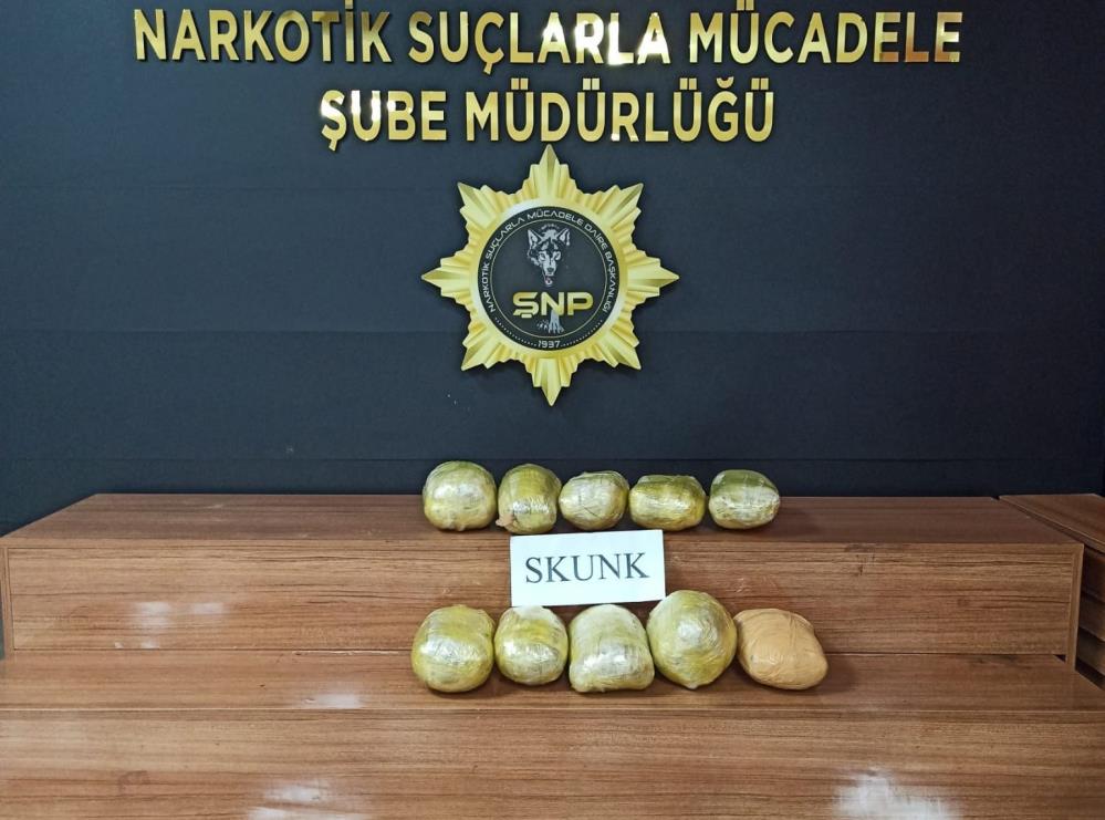 7 kilo sentetik uyuşturucu ele geçirildi