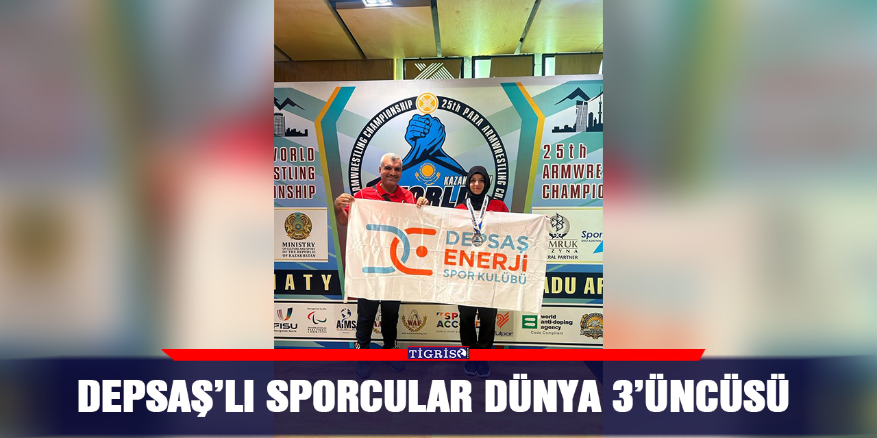 DEPSAŞ’lı sporcular dünya 3’üncüsü
