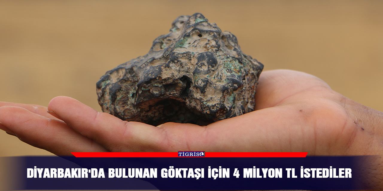 Diyarbakır'da bulunan göktaşı için 4 milyon TL istediler