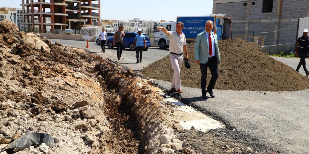 Yeni imar alanlarına içme suyu şebekesi