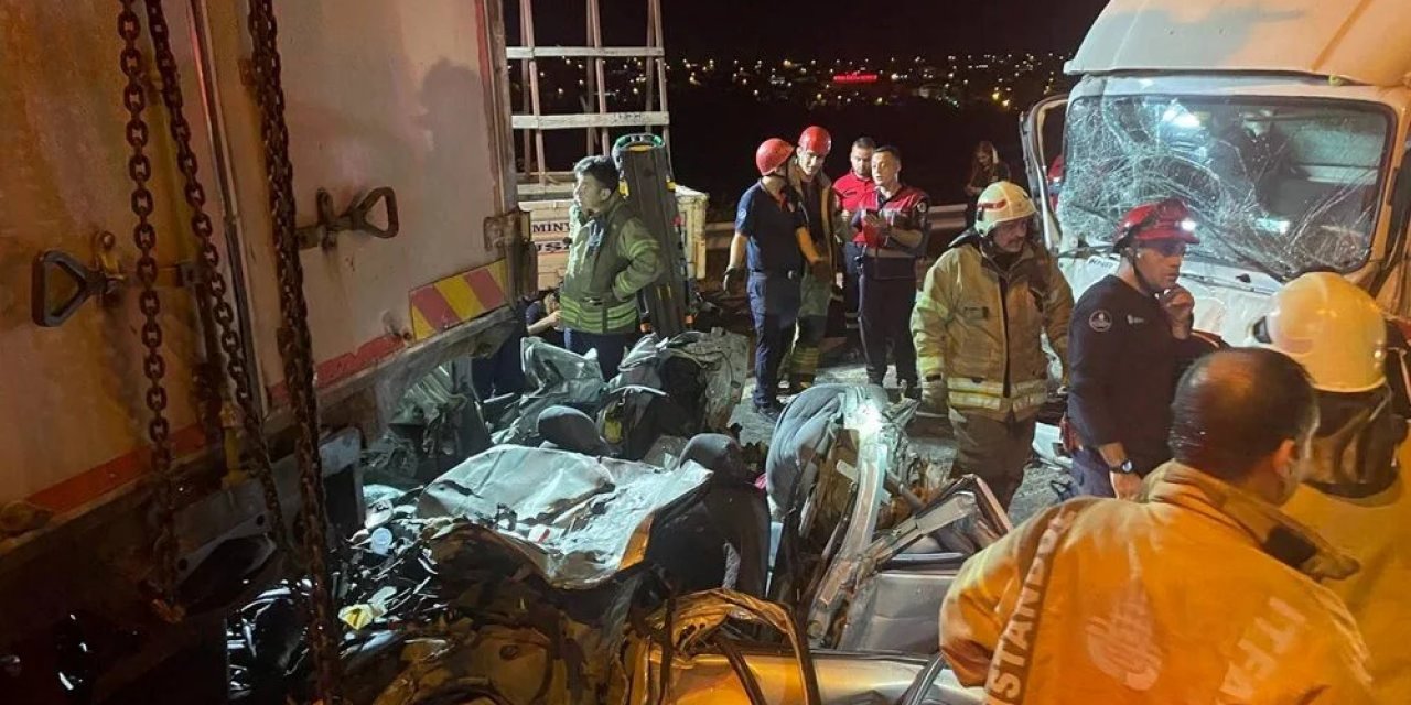 TEM Otoyolu'nda feci kaza: 4 çocuk hayatını kaybetti