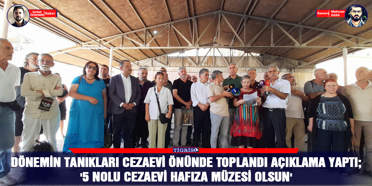 VİDEO - Dönemin tanıkları cezaevi önünde toplandı açıklama yaptı