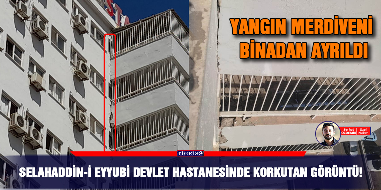 VİDEO - Selahaddin Eyyubi Devlet Hastanesinde korkutan görüntü!