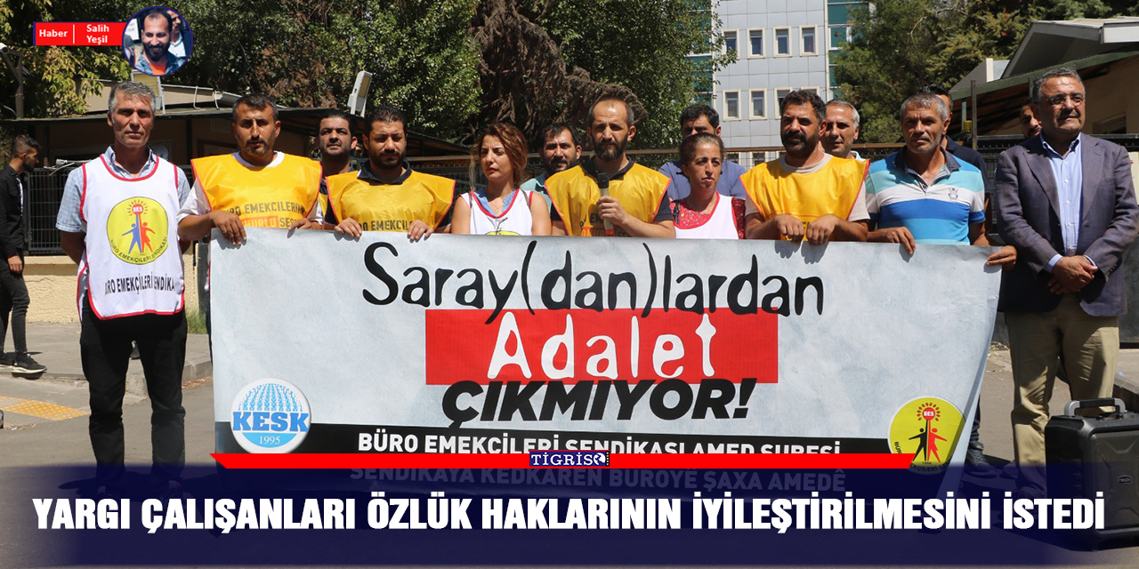 Yargı çalışanları özlük haklarının iyileştirilmesini istedi