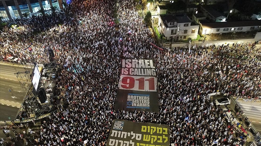 İsrail'de "yargı reformu" protestoları 36. haftasında