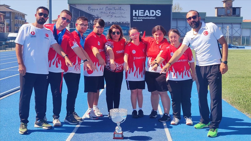 Milli özel atletler, takım halinde Avrupa ikincisi oldular