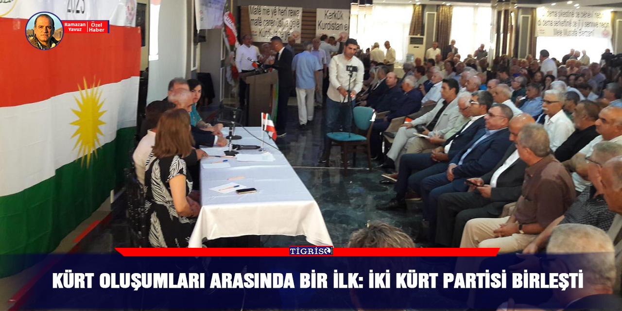 VİDEO - Kürt oluşumları arasında bir ilk: İki Kürt partisi birleşti