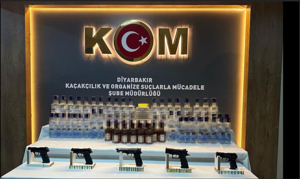 Diyarbakır'da kaçak alkol yakalandı