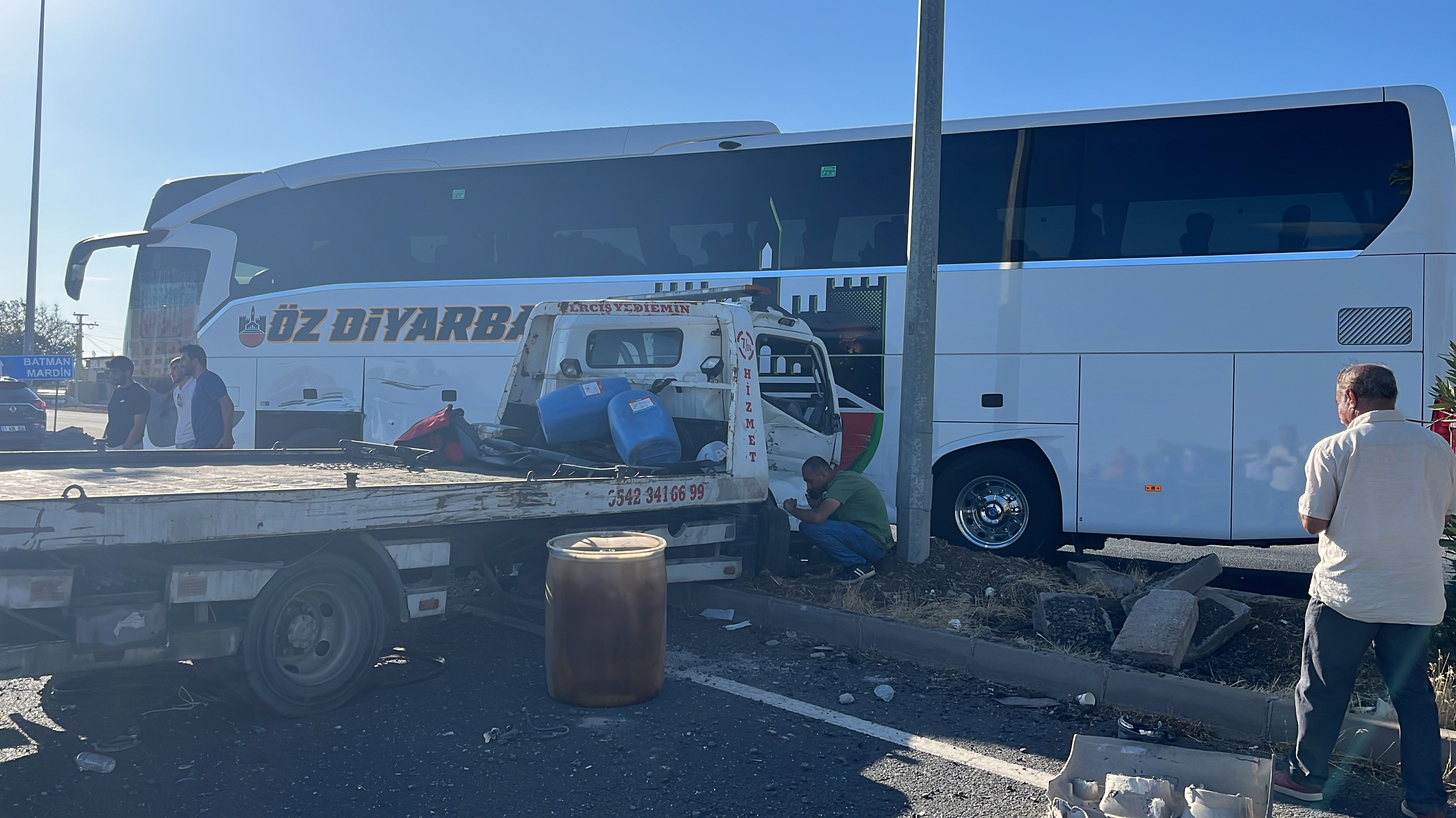 Diyarbakır'da kaza: 2'si bebek 6 kişi yaralandı