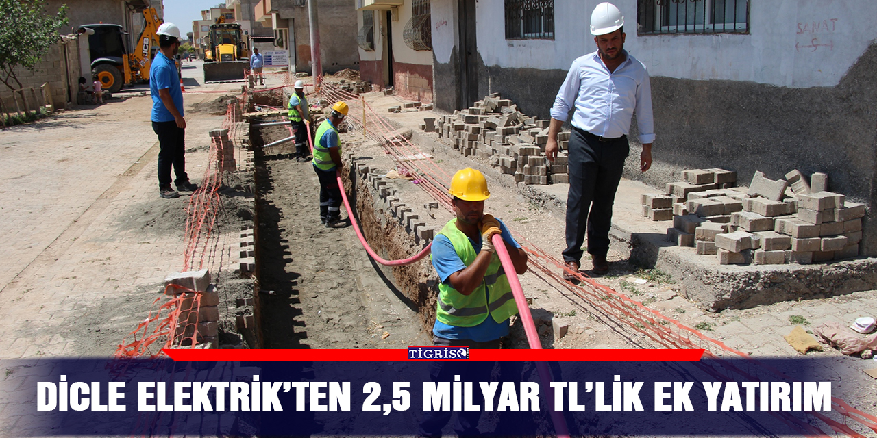 Dicle Elektrik’ten 2,5 milyar TL’lik ek yatırım