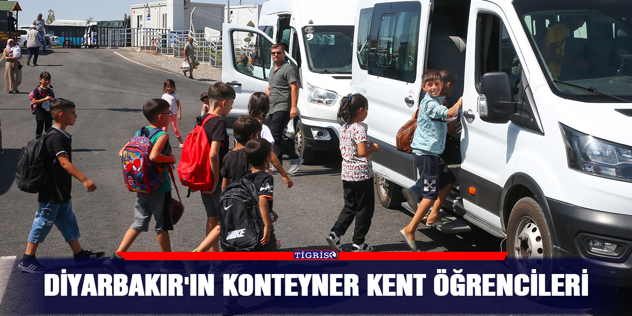 Diyarbakır'ın konteyner kent öğrencileri