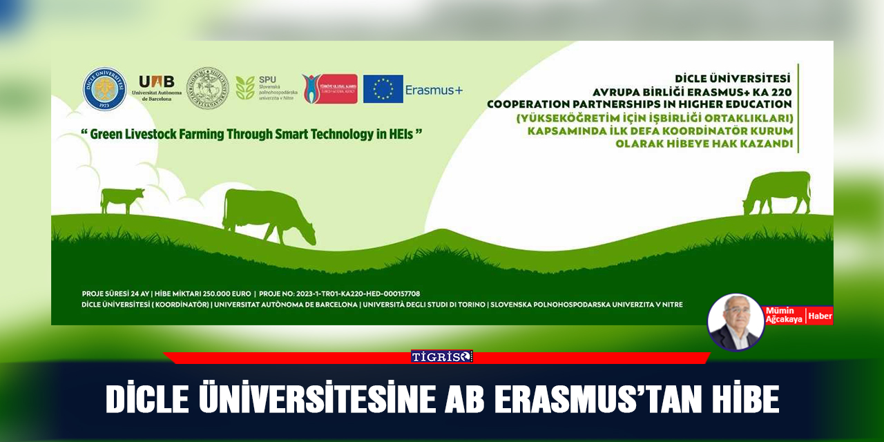 Dicle Üniversitesine AB Erasmus’tan hibe