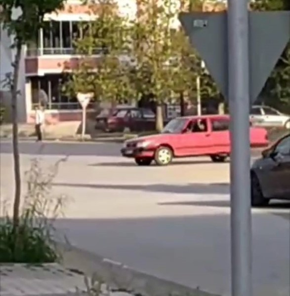 Drift yaptı, ceza yedi