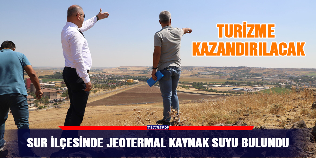 Sur ilçesinde jeotermal kaynak suyu bulundu