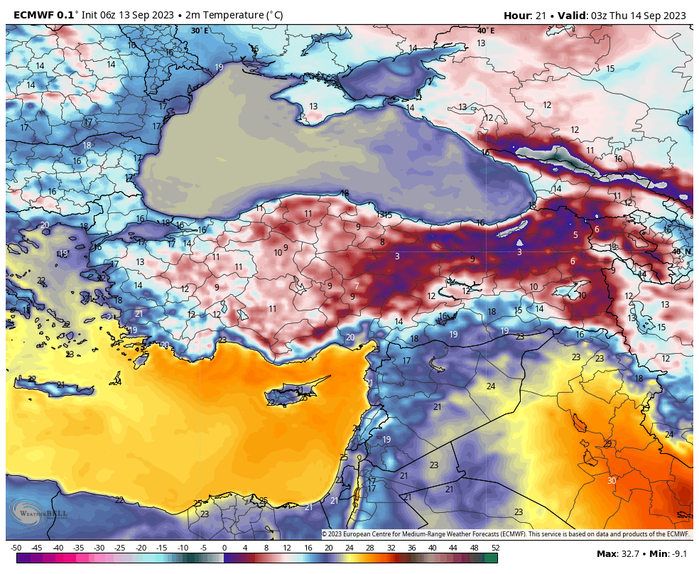 Gece dondurucu soğuklar başladı