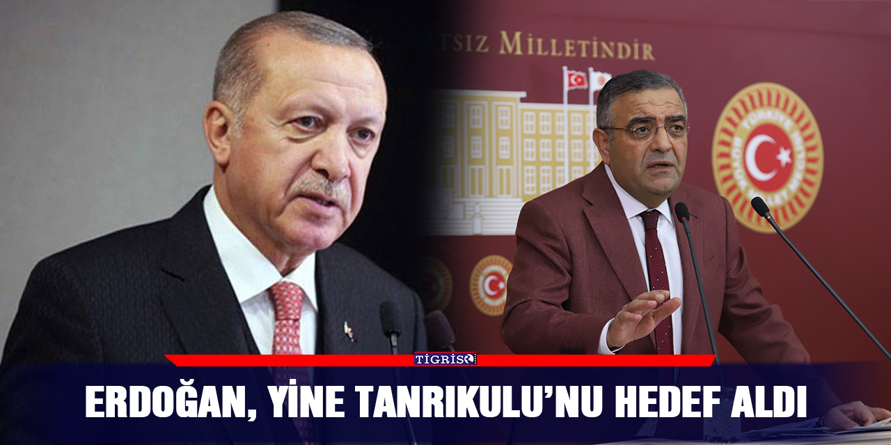 Erdoğan, yine Tanrıkulu’nu hedef aldı