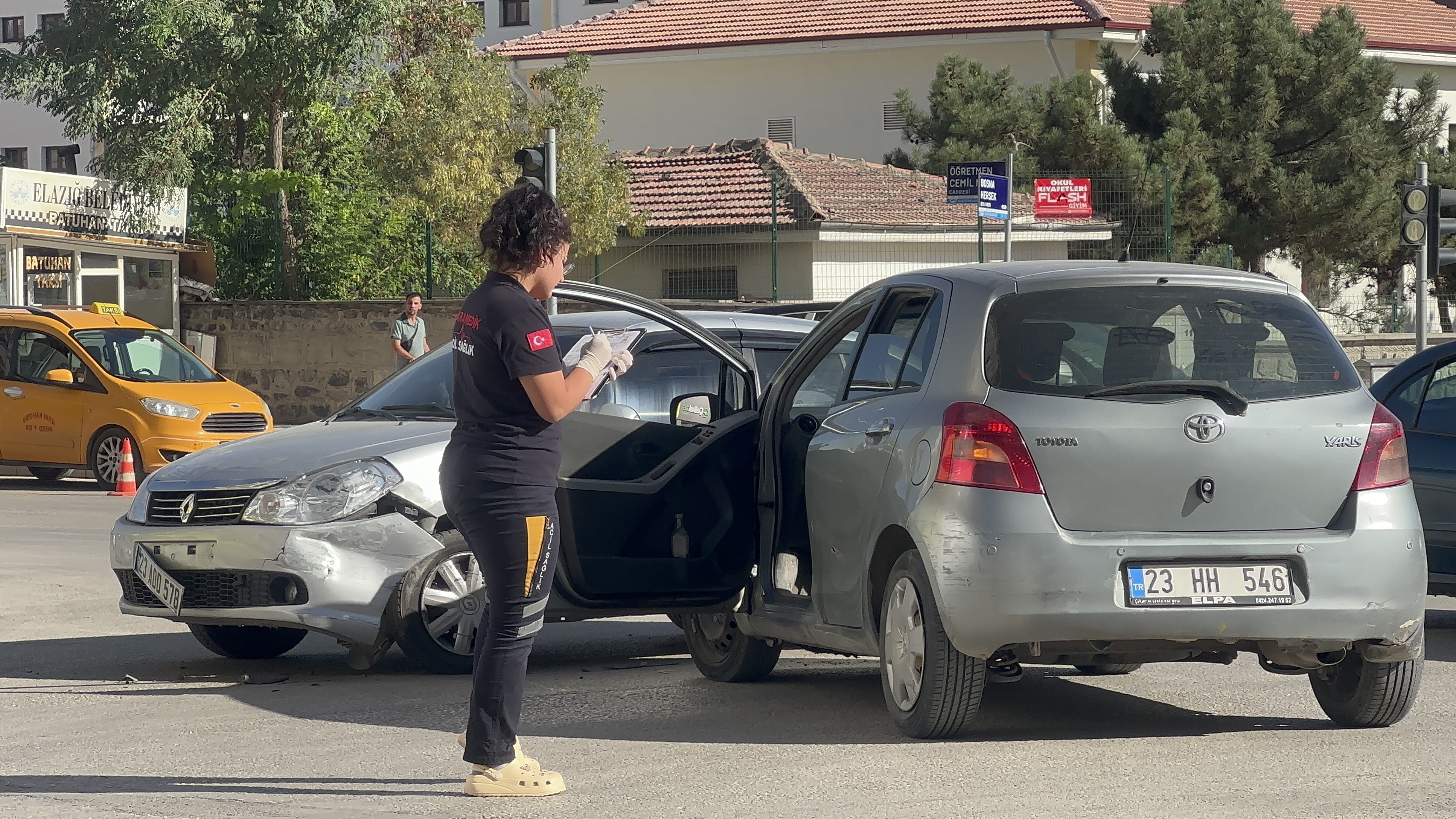 Elazığ’da trafik kazası: 1 yaralı