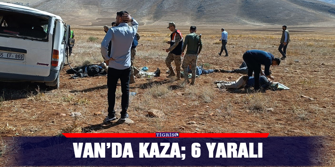 Van’da kaza; 6 yaralı
