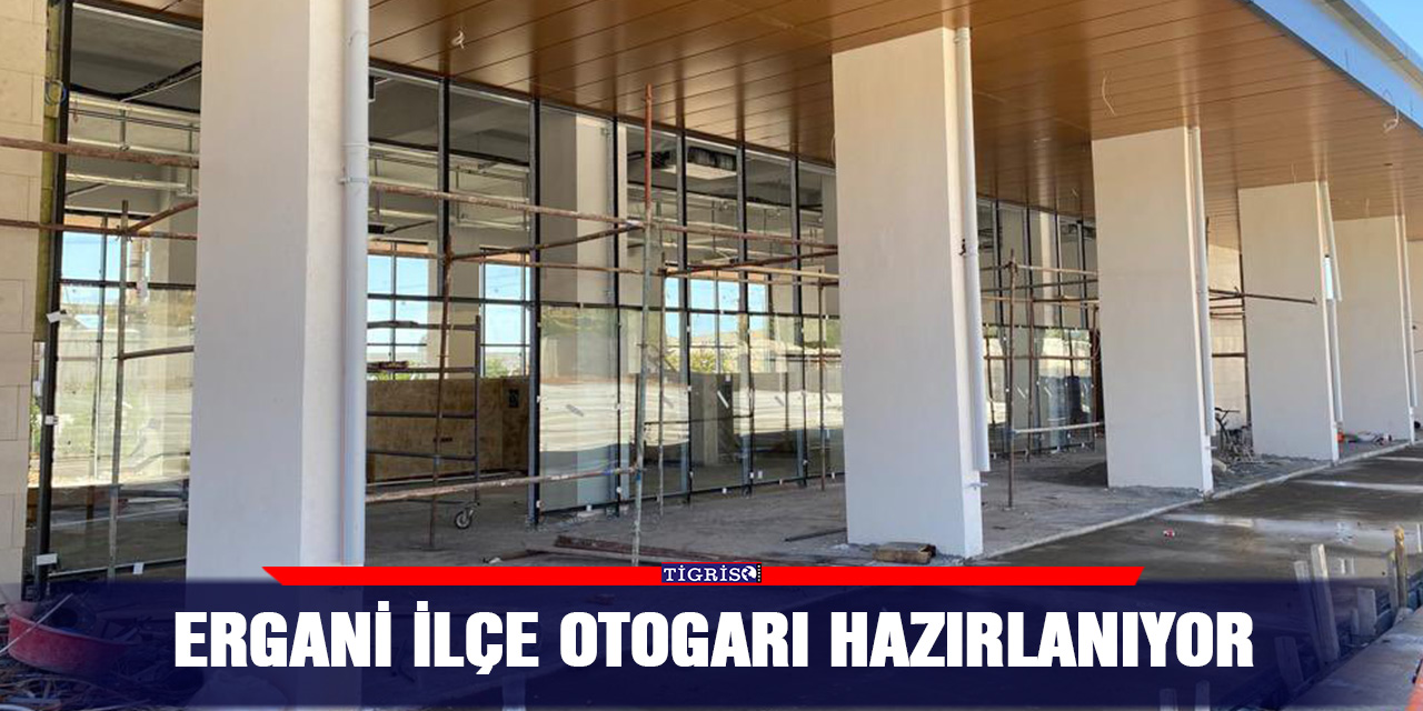 Ergani ilçe otogarı hazırlanıyor