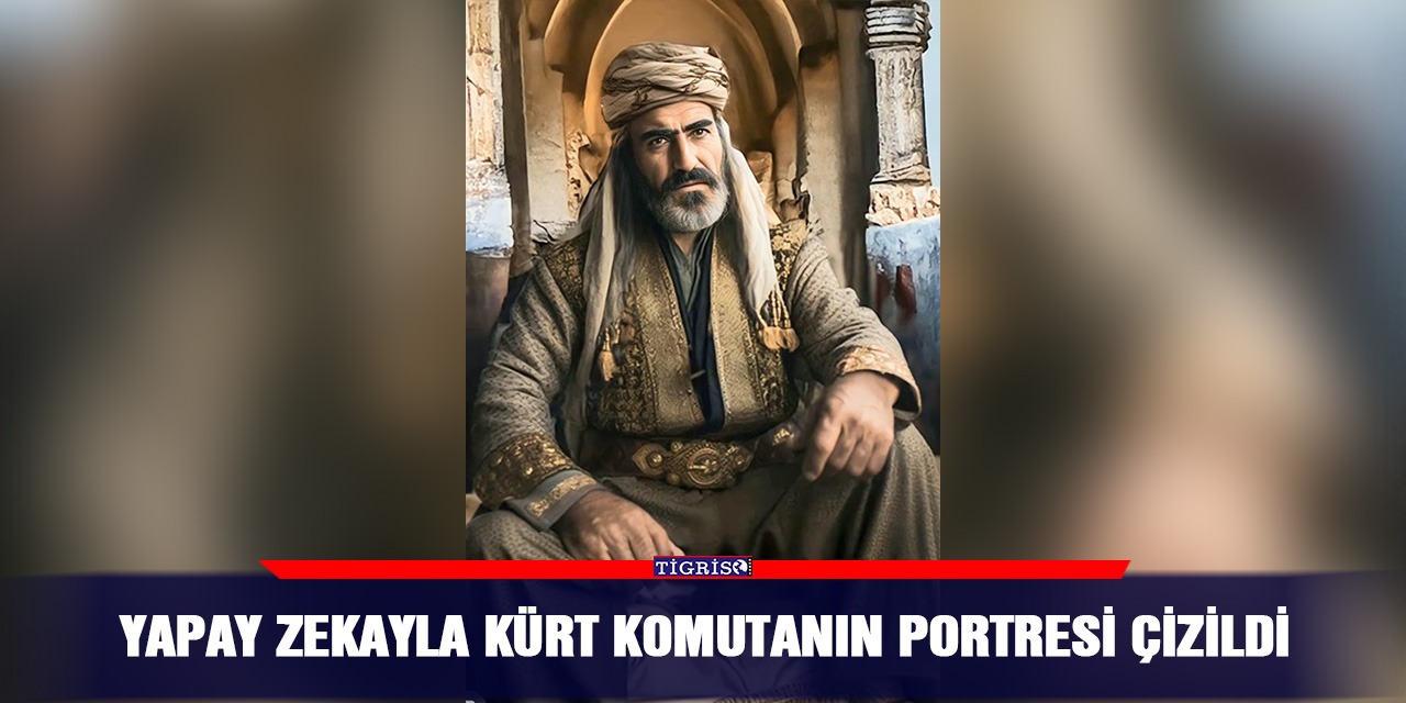 Yapay zekayla Kürt komutanın portresi çizildi