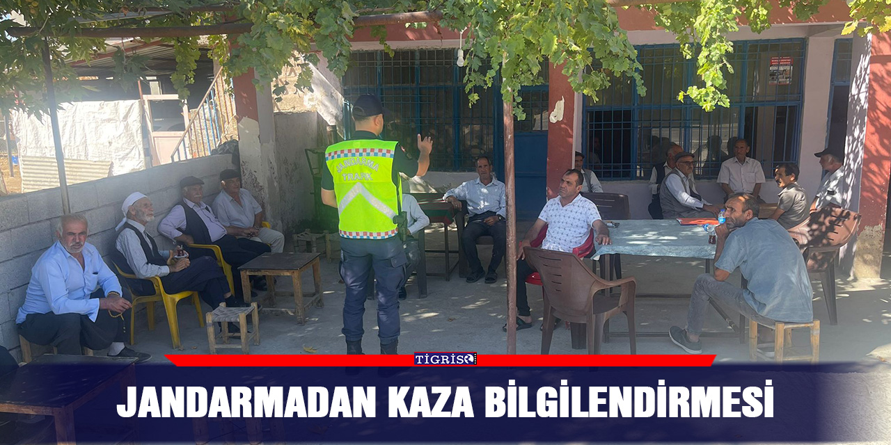 Jandarmadan kaza bilgilendirmesi