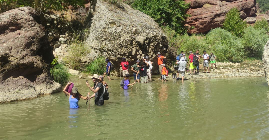 Doğaseverler Zore Kanyonu'nda
