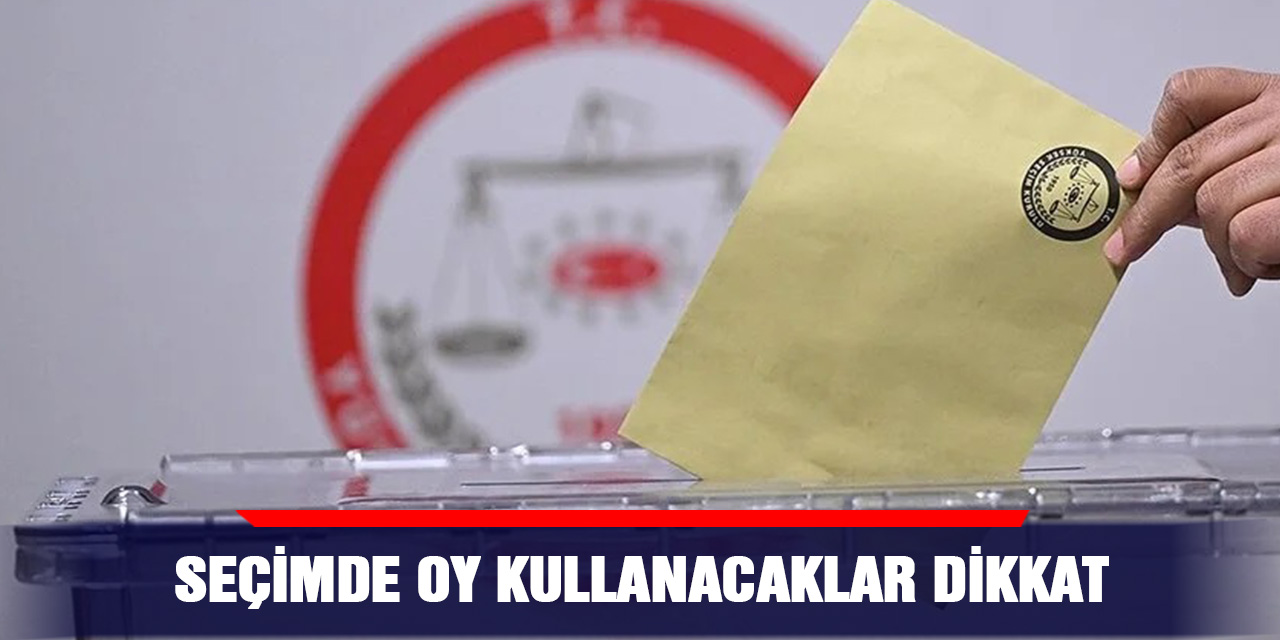 Oy kullanacaklar dikkat: Son 9 gün!