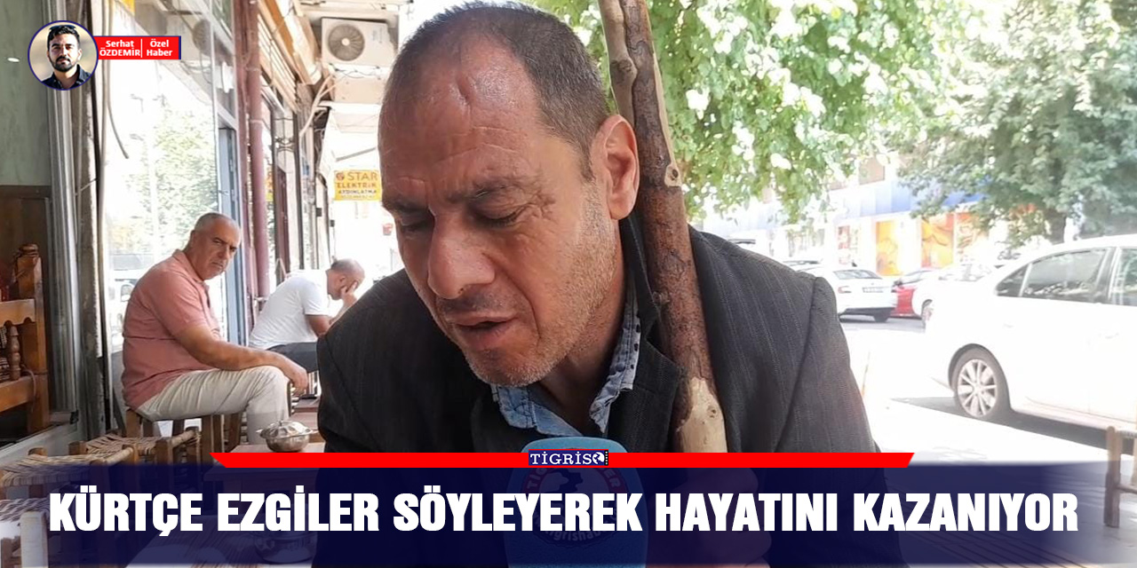 VİDEO - Kürtçe ezgiler söyleyerek hayatını kazanıyor