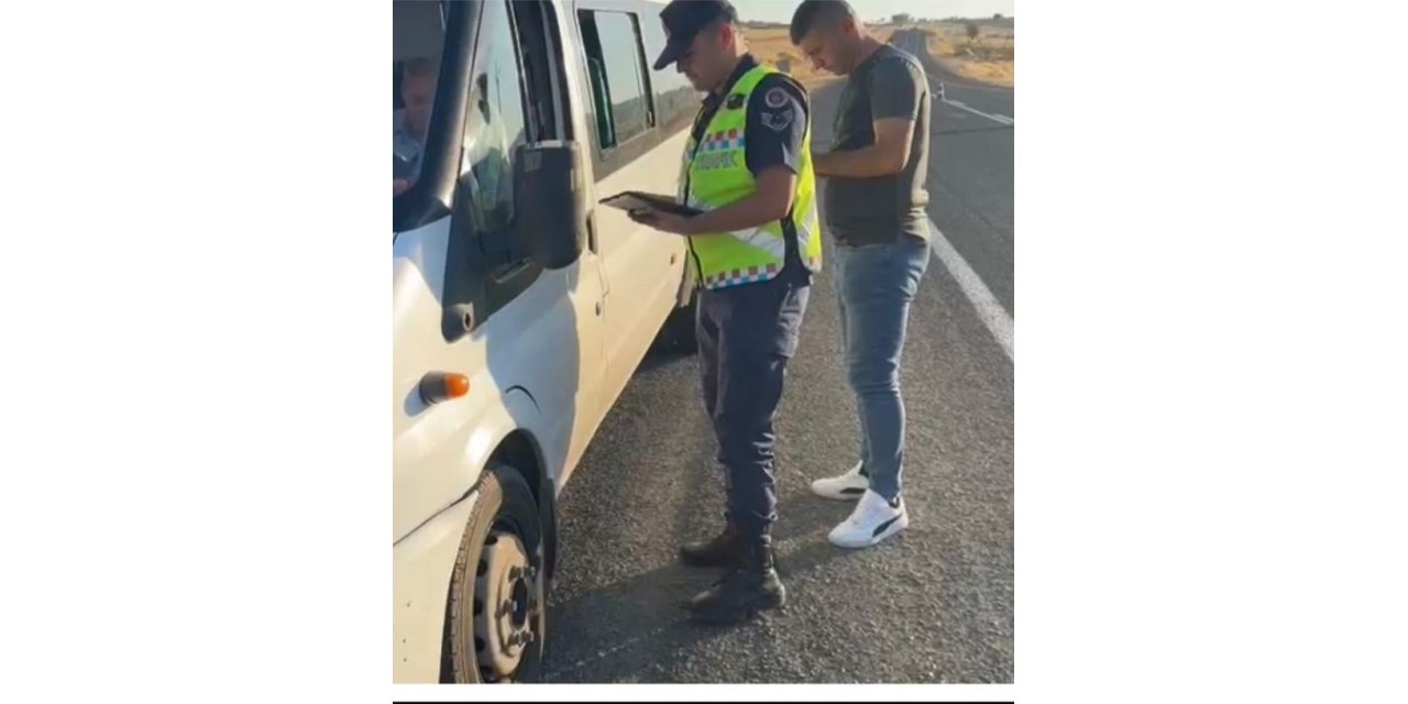 Çermik’te toplu taşıma denetimi