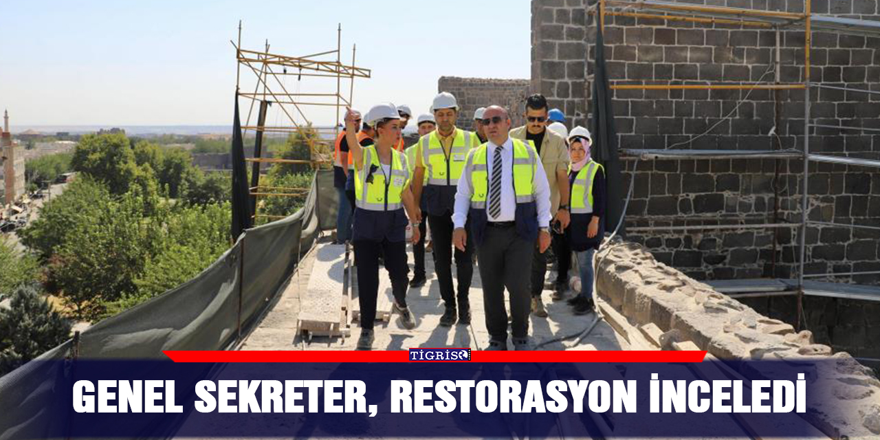 Genel Sekreter, restorasyon inceledi