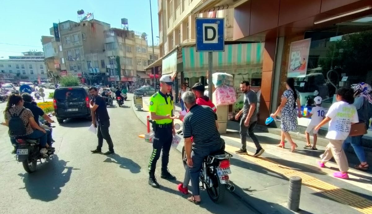Kilis'te motosiklet denetimi yapıldı