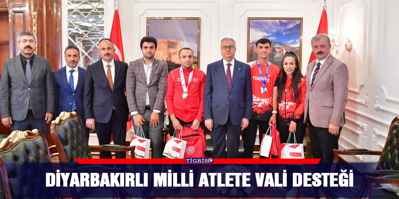 Diyarbakırlı milli atlete Vali desteği