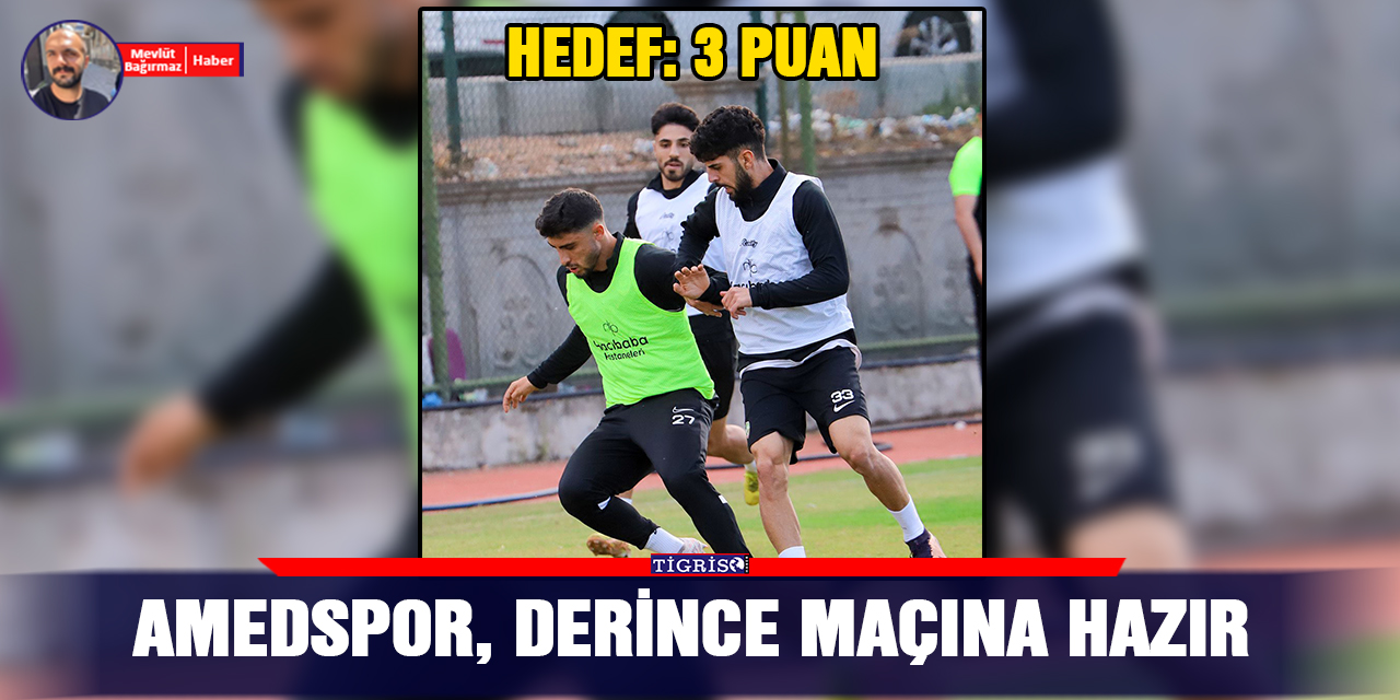 Amedspor, Derince maçına hazır