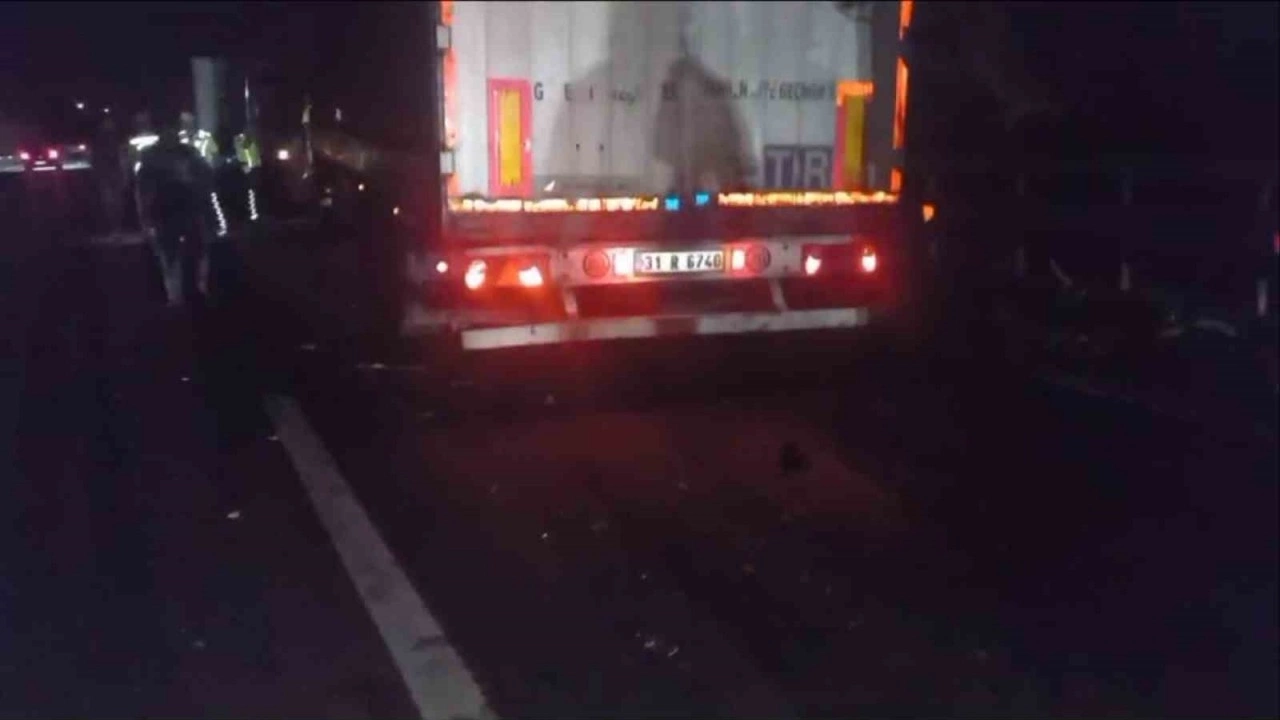 Hatay’da feci kaza: 2 ölü, 1 yaralı