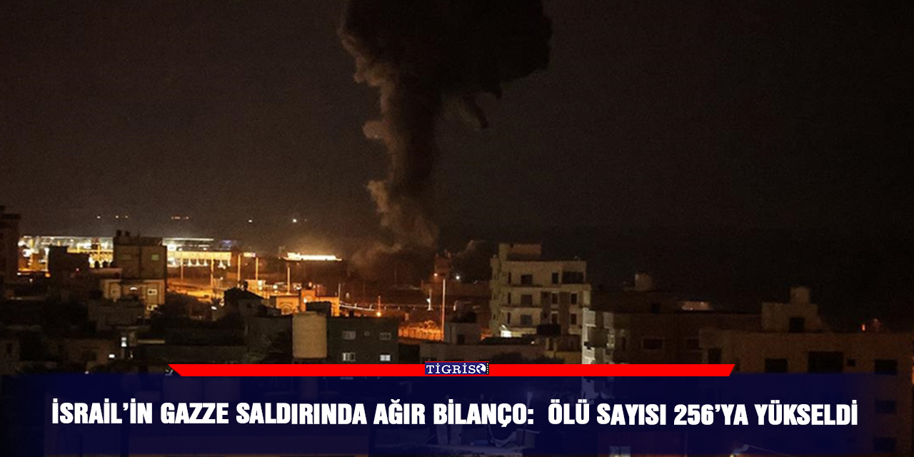 İsrail’in Gazze saldırında ağır bilanço:  Ölü sayısı 256’ya yükseldi