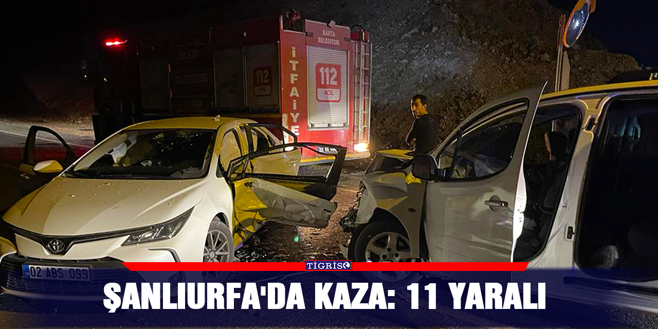 Şanlıurfa'da kaza: 11 yaralı