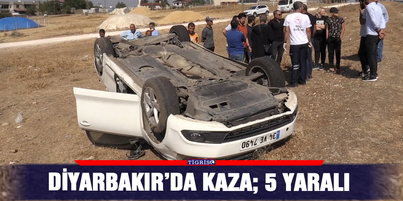 Diyarbakır’da kaza; 5 yaralı
