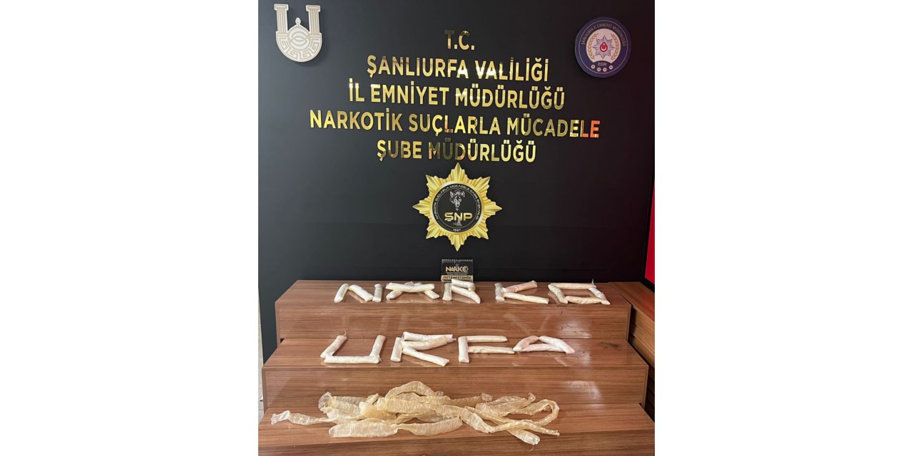 Urfa'da uyuşturucu operasyonu